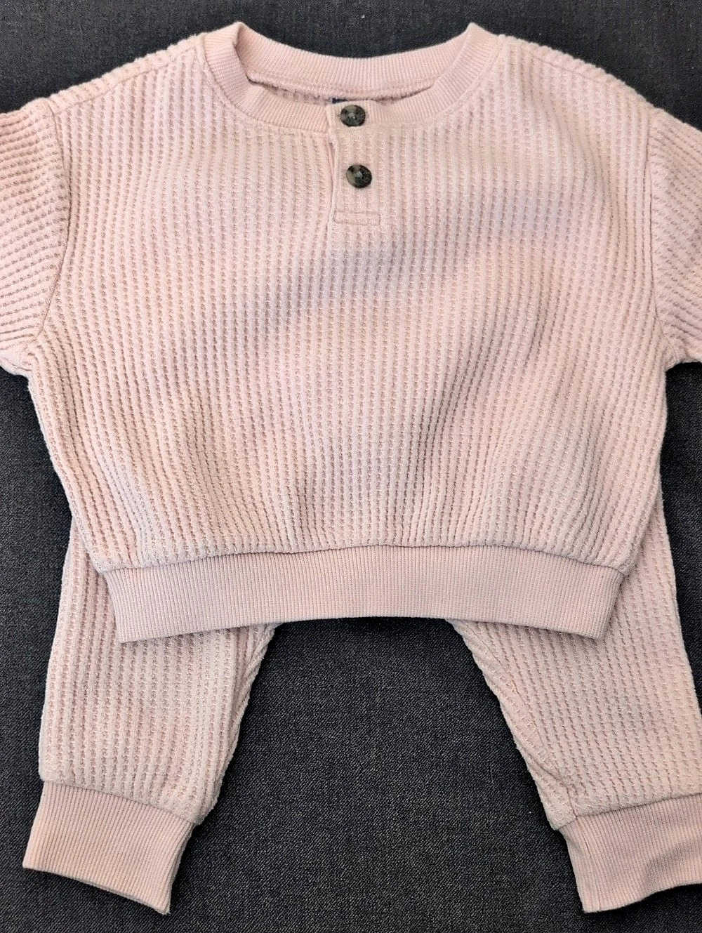 Like New Old Navy Baby 3-6M Pink Knit Set